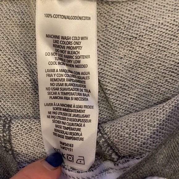 Gray and white jogger pants - Picture 6 of 8